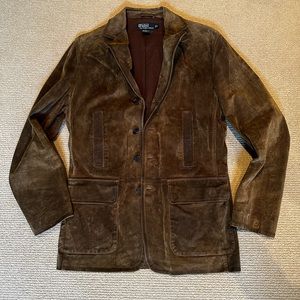Ralph Lauren Men’s Leather Coat (Small)